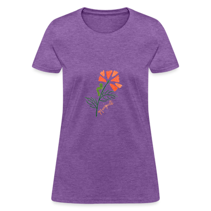 Emma's Marigold T-Shirt - purple heather