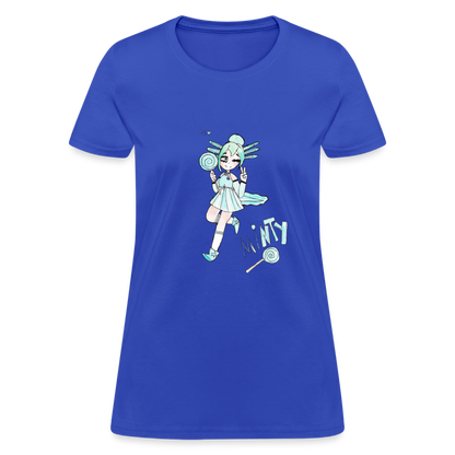 Abby's Minty T-Shirt - royal blue