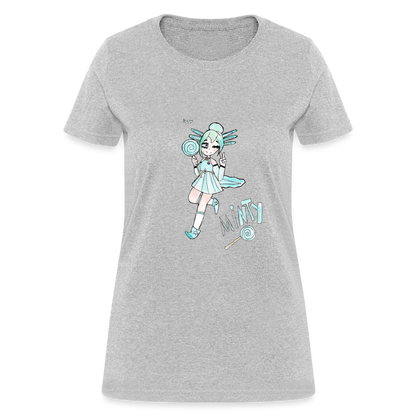Abby's Minty T-Shirt - heather gray