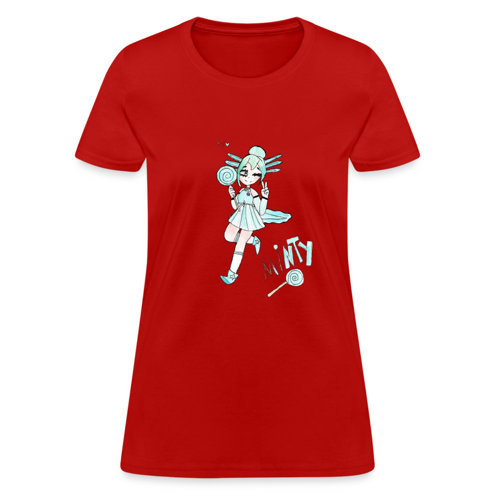 Abby's Minty T-Shirt - red