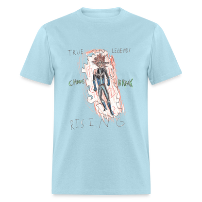 Ian's True Legends Rising T-Shirt - powder blue