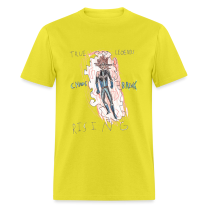 Ian's True Legends Rising T-Shirt - yellow