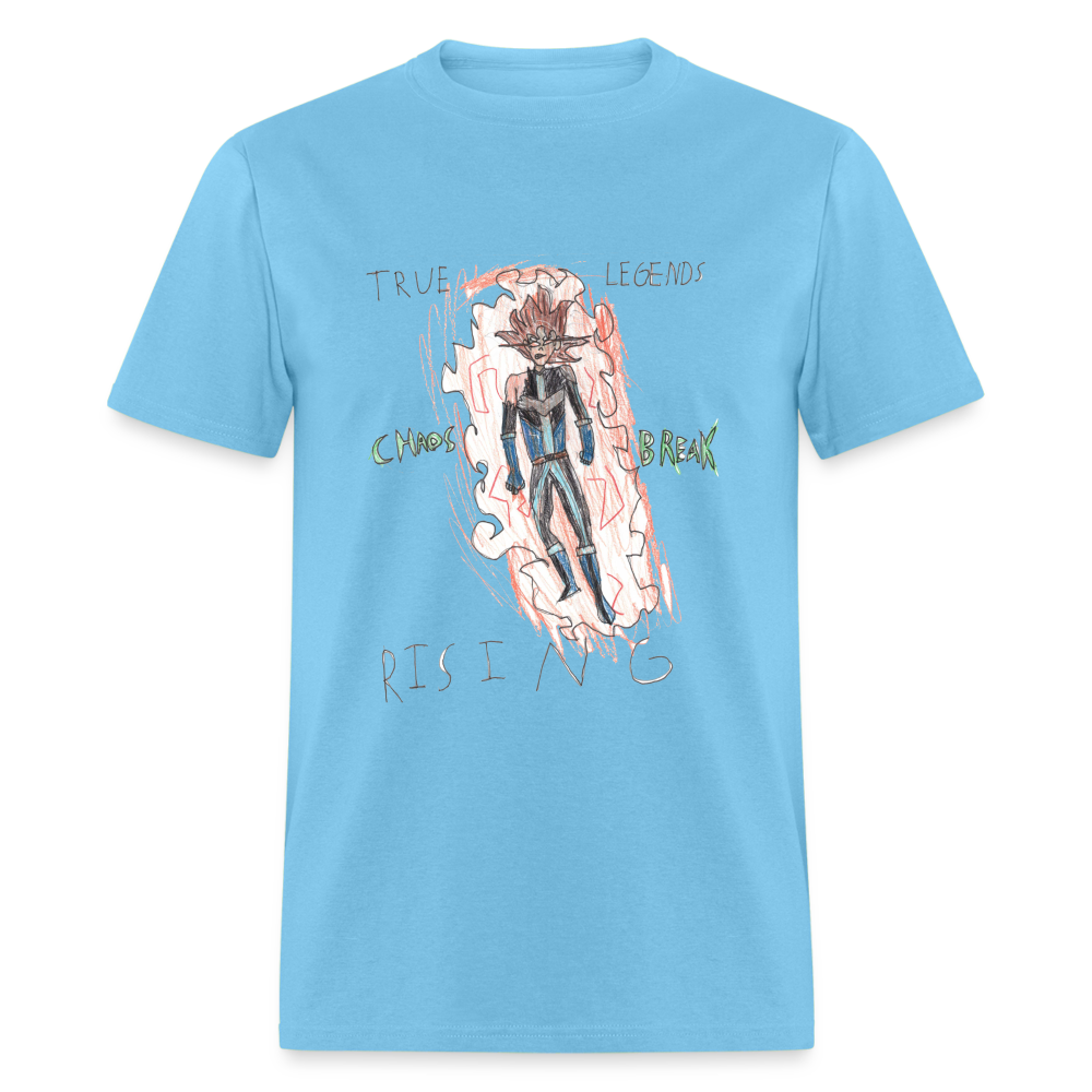 Ian's True Legends Rising T-Shirt - aquatic blue
