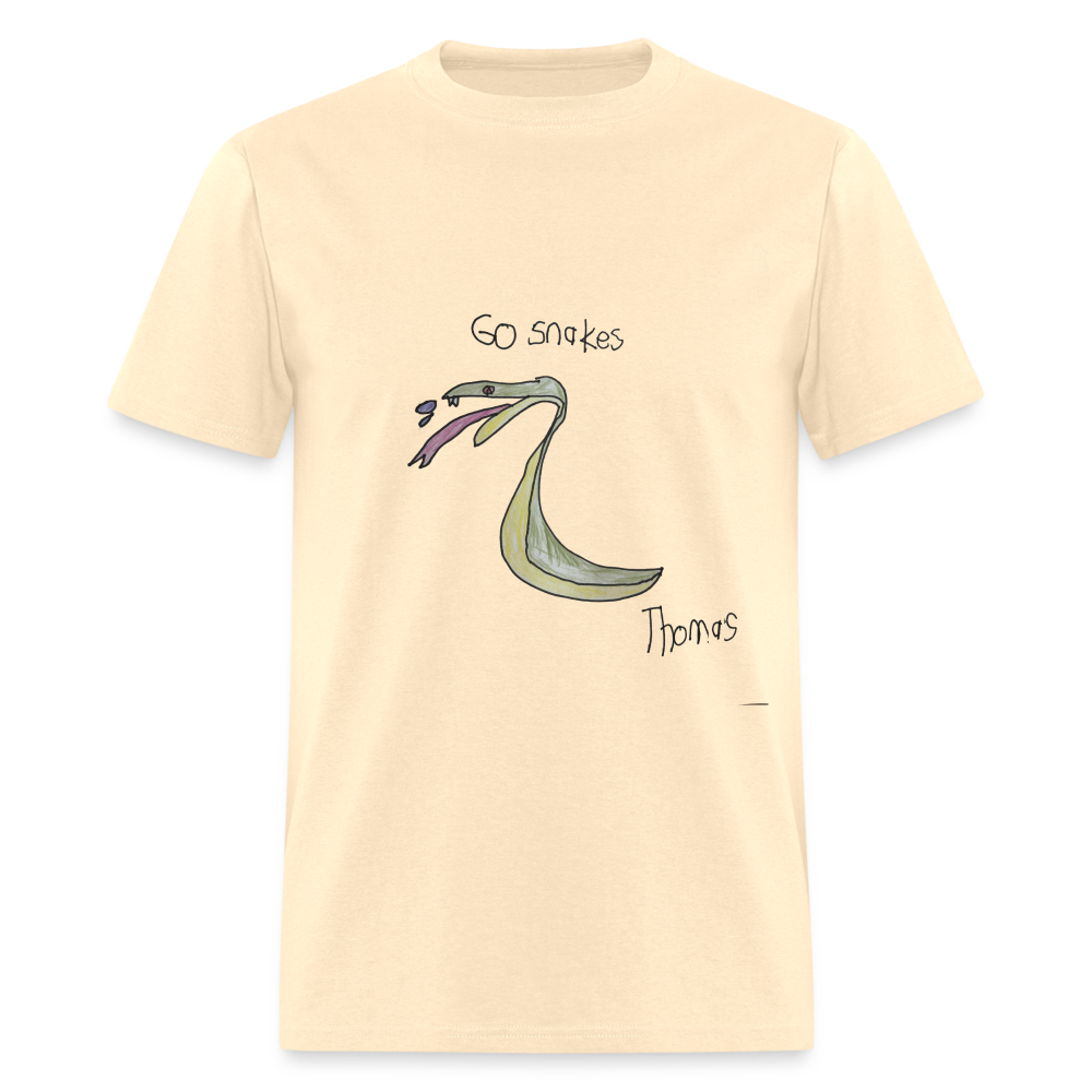 Thomas' Go Snakes T-Shirt - natural