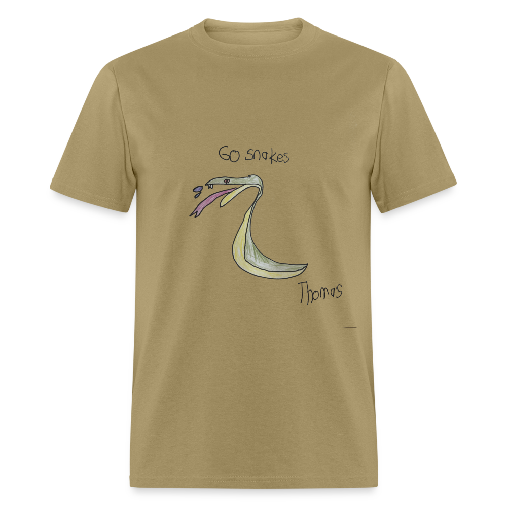Thomas' Go Snakes T-Shirt - khaki