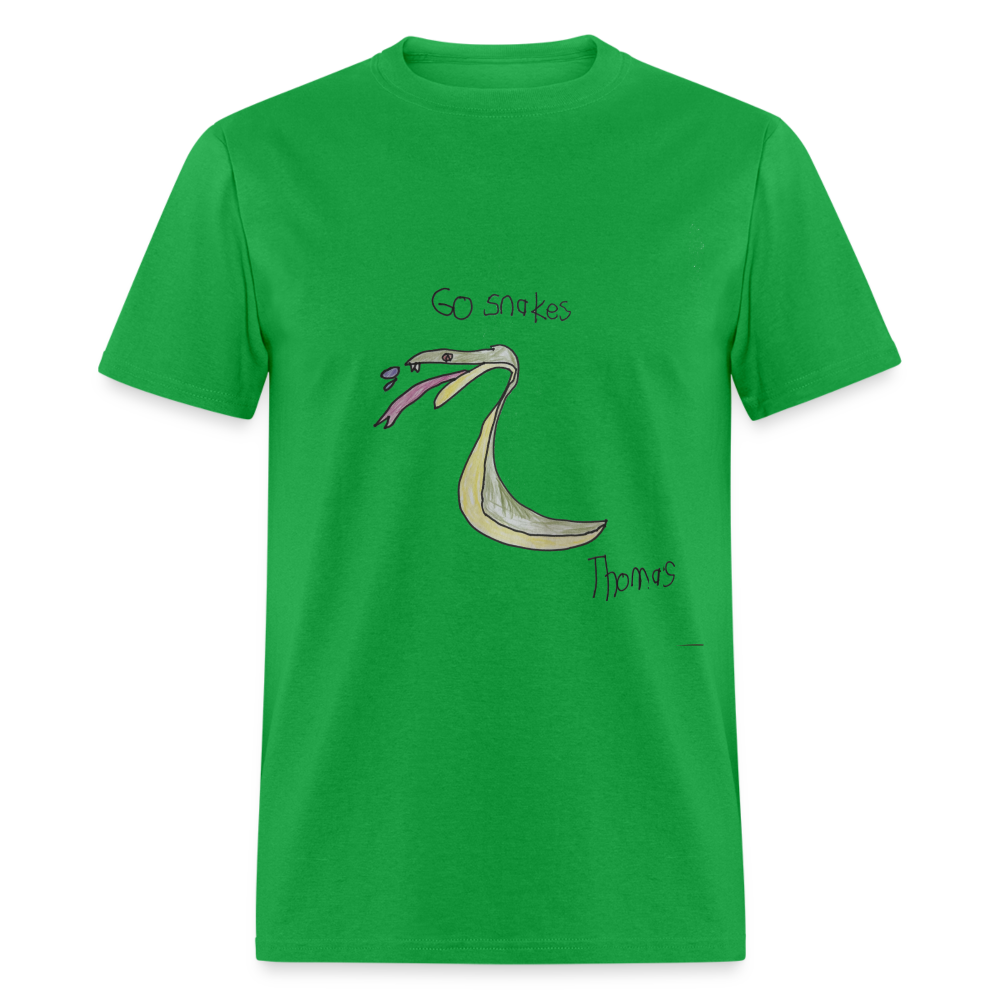Thomas' Go Snakes T-Shirt - bright green