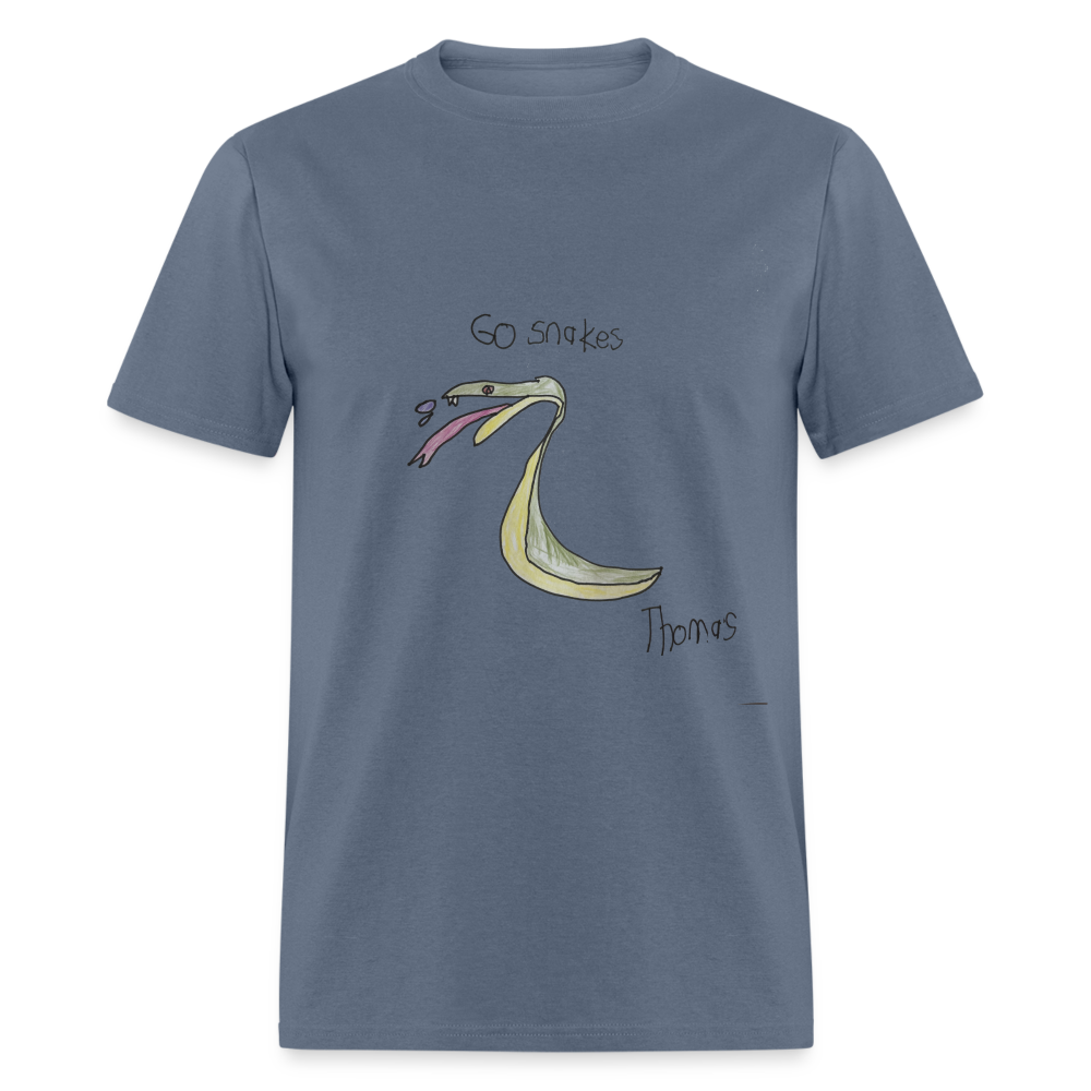 Thomas' Go Snakes T-Shirt - denim