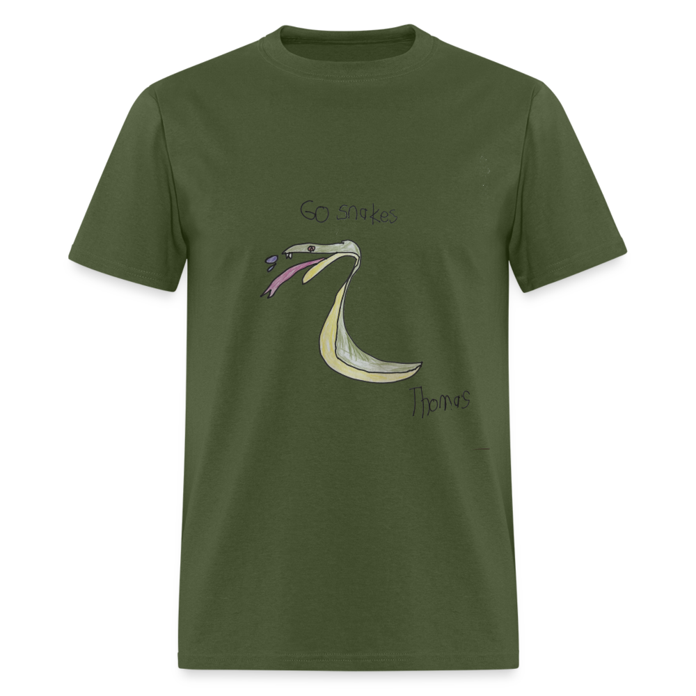 Thomas' Go Snakes T-Shirt - military green