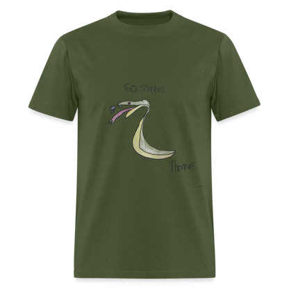 Thomas' Go Snakes T-Shirt - military green