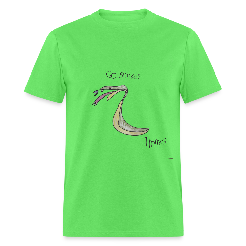 Thomas' Go Snakes T-Shirt - kiwi
