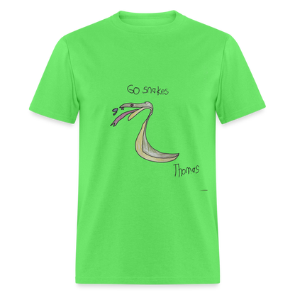 Thomas' Go Snakes T-Shirt - kiwi
