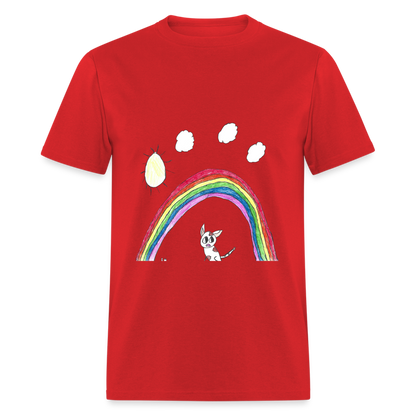 Rowan's Rainbow T-Shirt - red