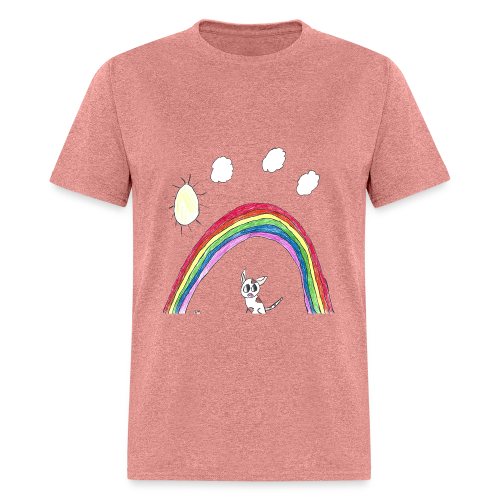 Rowan's Rainbow T-Shirt - heather mauve