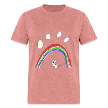 Rowan's Rainbow T-Shirt - heather mauve