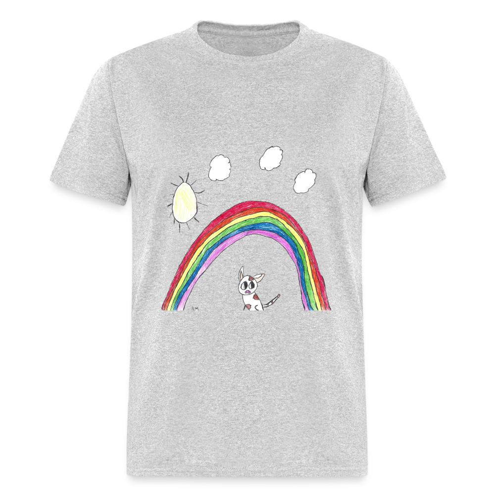Rowan's Rainbow T-Shirt - heather gray