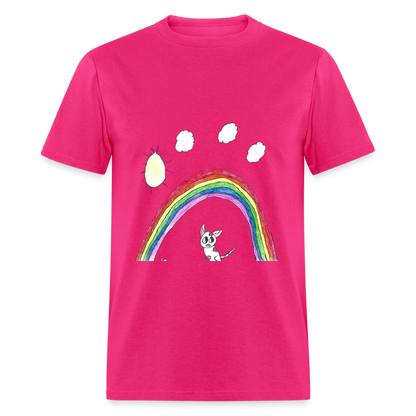 Rowan's Rainbow T-Shirt - fuchsia