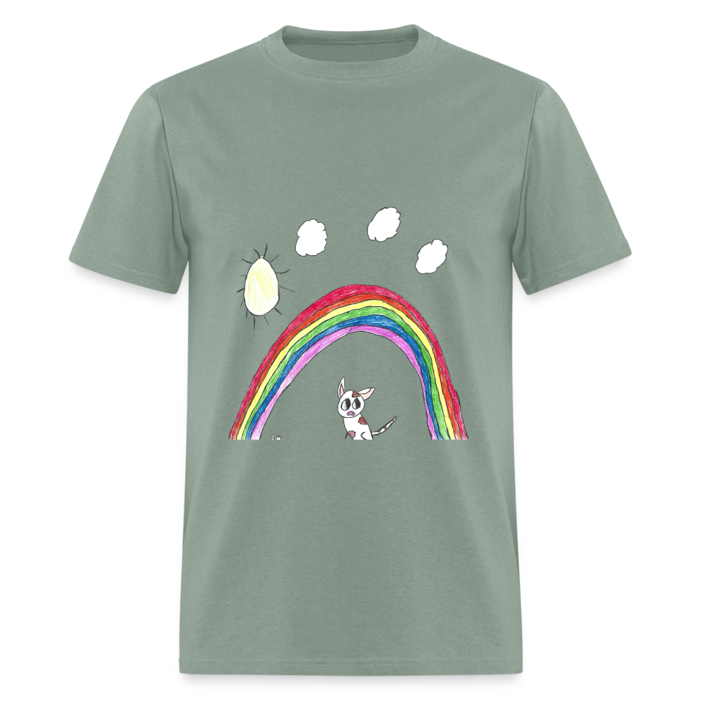 Rowan's Rainbow T-Shirt - sage