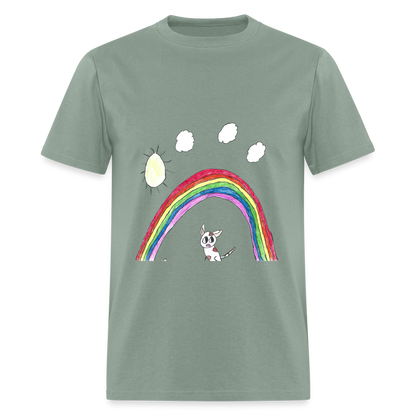 Rowan's Rainbow T-Shirt - sage