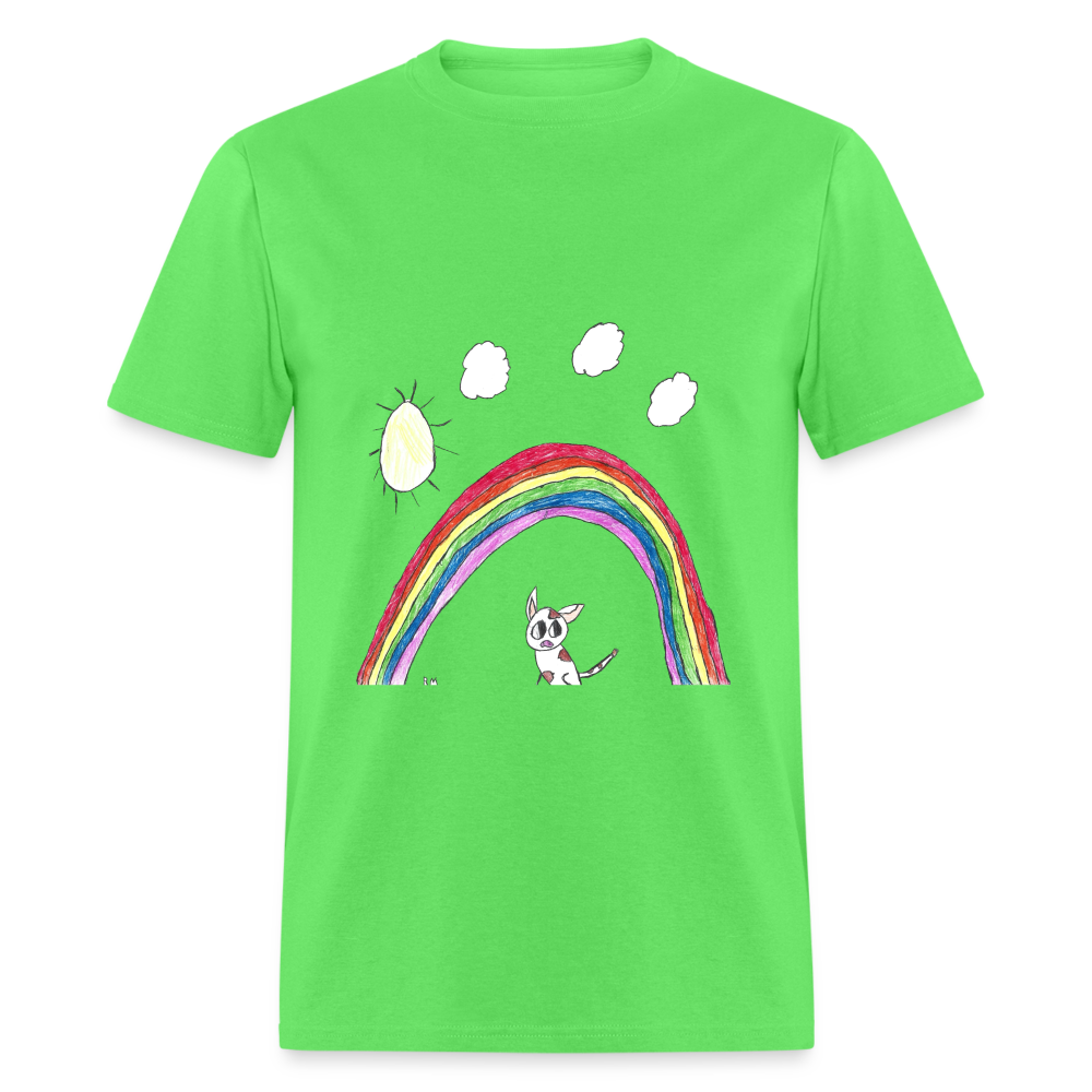 Rowan's Rainbow T-Shirt - kiwi