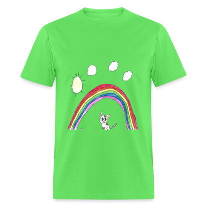 Rowan's Rainbow T-Shirt - kiwi