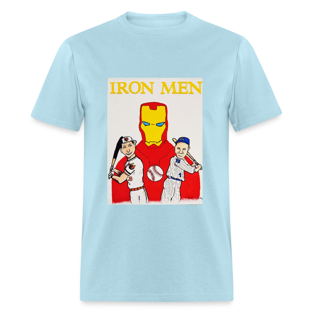 Elijah's Iron Men T-Shirt - powder blue