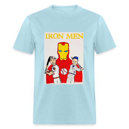 Elijah's Iron Men T-Shirt - powder blue