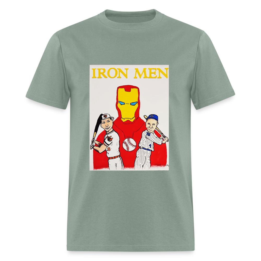 Elijah's Iron Men T-Shirt - sage