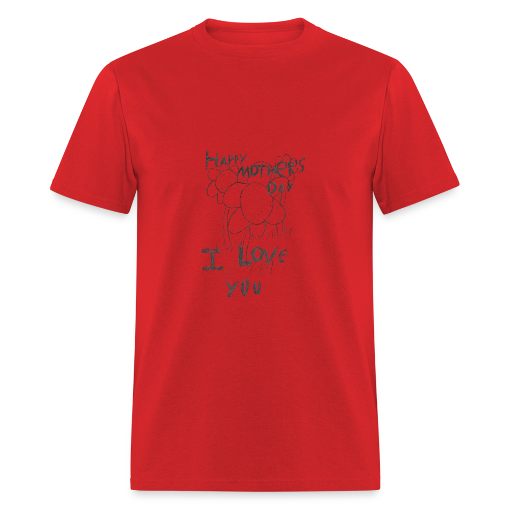 Greyson's Happy Mother's Day T-Shirt - red