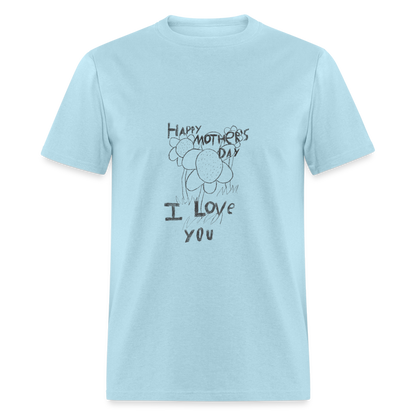 Greyson's Happy Mother's Day T-Shirt - powder blue
