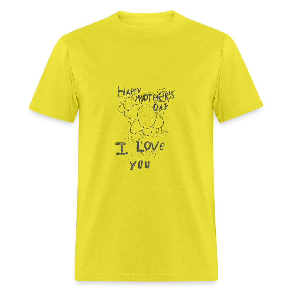 Greyson's Happy Mother's Day T-Shirt - yellow