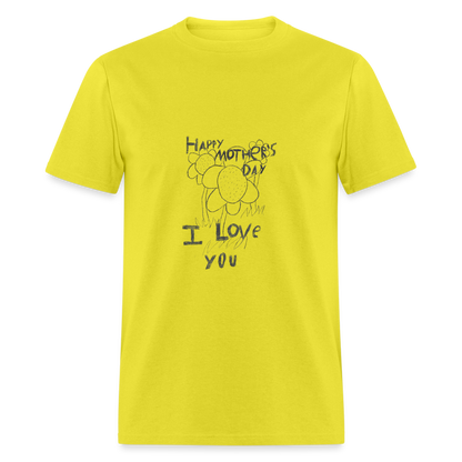 Greyson's Happy Mother's Day T-Shirt - yellow