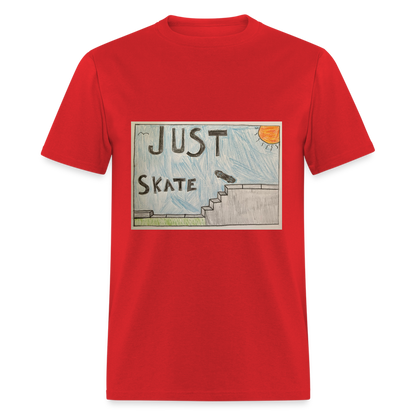 Brody's Just Skate T-Shirt - red