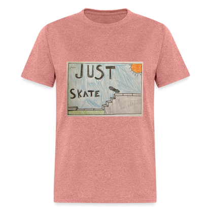 Brody's Just Skate T-Shirt - heather mauve