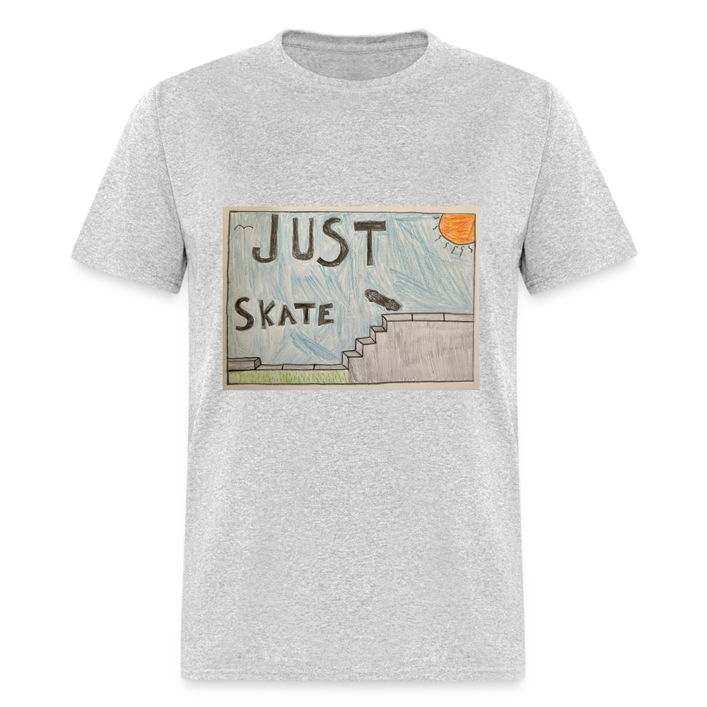 Brody's Just Skate T-Shirt - heather gray