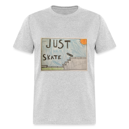 Brody's Just Skate T-Shirt - heather gray