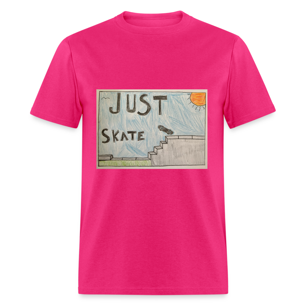 Brody's Just Skate T-Shirt - fuchsia