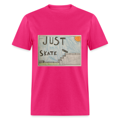 Brody's Just Skate T-Shirt - fuchsia