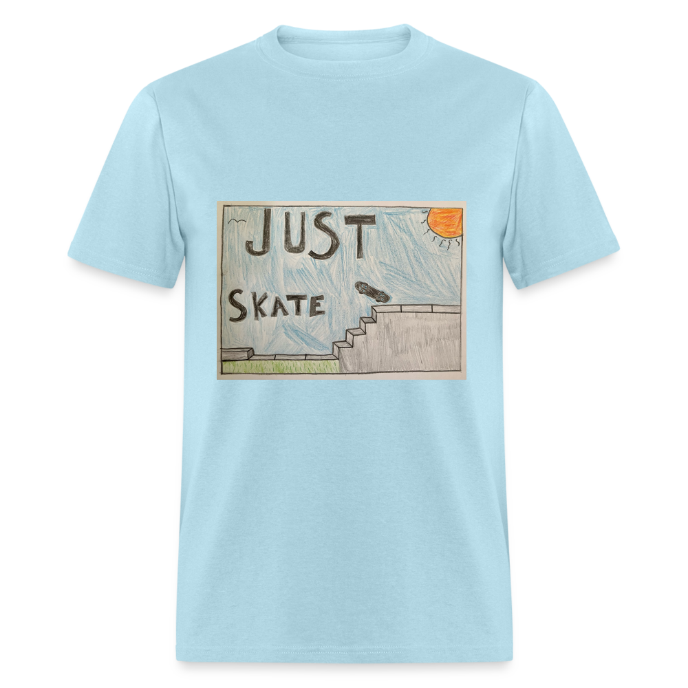 Brody's Just Skate T-Shirt - powder blue