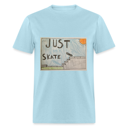 Brody's Just Skate T-Shirt - powder blue