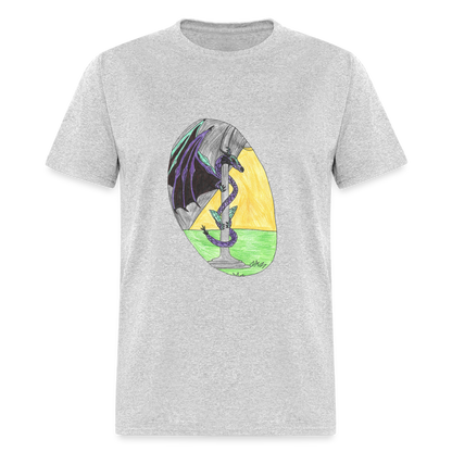 Oliver's Dragon T-Shirt - heather gray