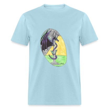 Oliver's Dragon T-Shirt - powder blue