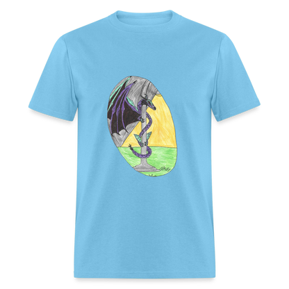 Oliver's Dragon T-Shirt - aquatic blue