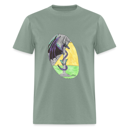 Oliver's Dragon T-Shirt - sage