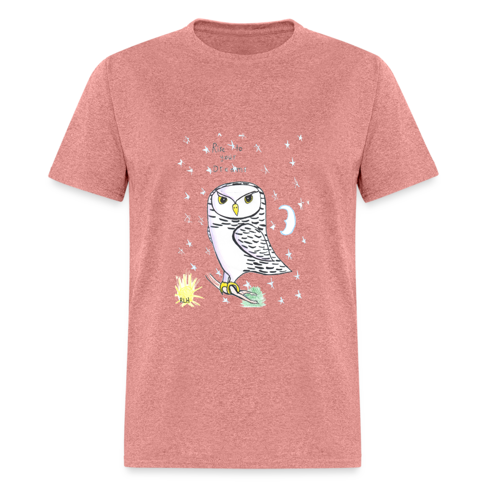 Rose's Rise to Your Dreams T-Shirt - heather mauve