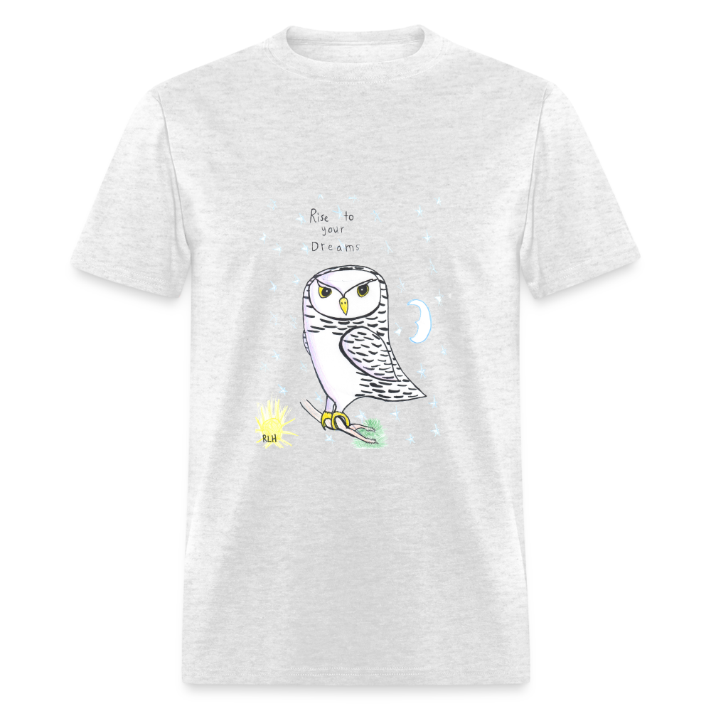 Rose's Rise to Your Dreams T-Shirt - light heather gray