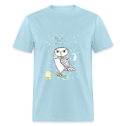 Rose's Rise to Your Dreams T-Shirt - powder blue