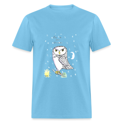 Rose's Rise to Your Dreams T-Shirt - aquatic blue