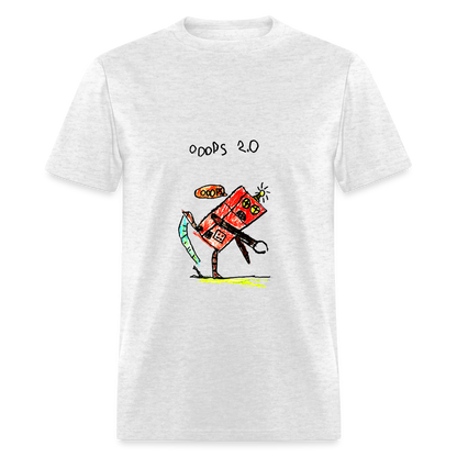 Kelvyn's Ooops 2.0 Shirt - light heather gray