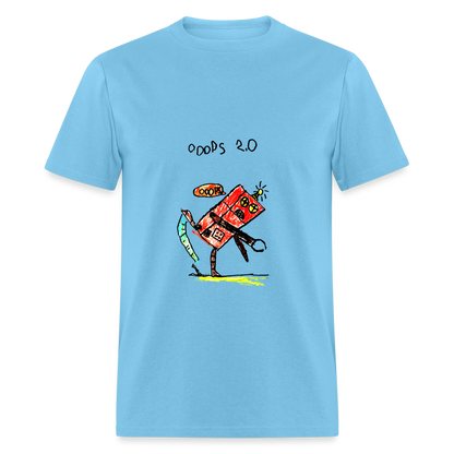 Kelvyn's Ooops 2.0 Shirt - aquatic blue
