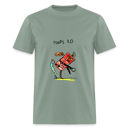 Kelvyn's Ooops 2.0 Shirt - sage